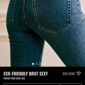 Sezane Blue Skinny Jeans Premium Fit